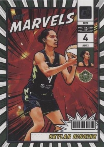 💎 2025 WNBA Panini Donruss - Skylar Diggins #13 Net Marvels - Seattle Storm