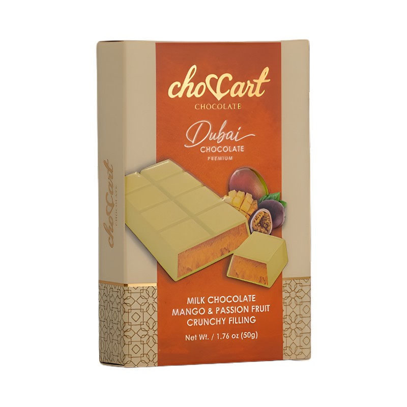 3x Choccart Dubai Chocolate Mango - Passionfruit Bar Bulk Snack Treats 176oz 5190₽