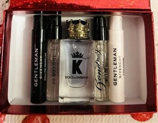 Men’s Cologne Sampler Box: DOLCE & GABBANA K Givenchy BOND NO.9 Jo Malone