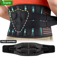 Adjustable Lower Back Brace Lumbar Support Waist Belt For Men Women Pain Relief