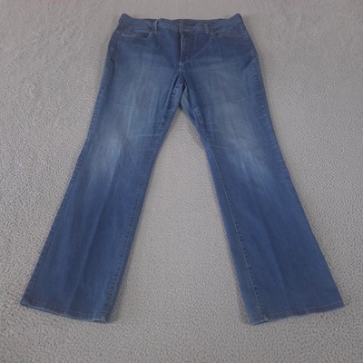 NYDJ Jeans Womens 16W Blue Oakridge Bootcut Stretch Lift Tuck Denim Pants