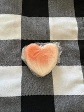 Strawberry Macaron Soap Heart Shaped Homemade 2.5 Oz Small Business Gift