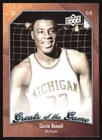 2009-10 Upper Deck Greats of the Game Cazzie Russell #23 Michigan Wolverines