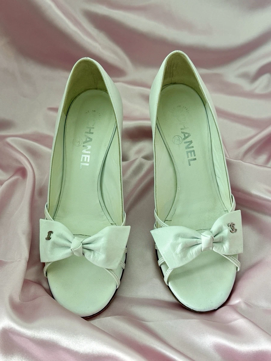 CHANEL Leather Upper Casual Heels for Women with Vintage for sale