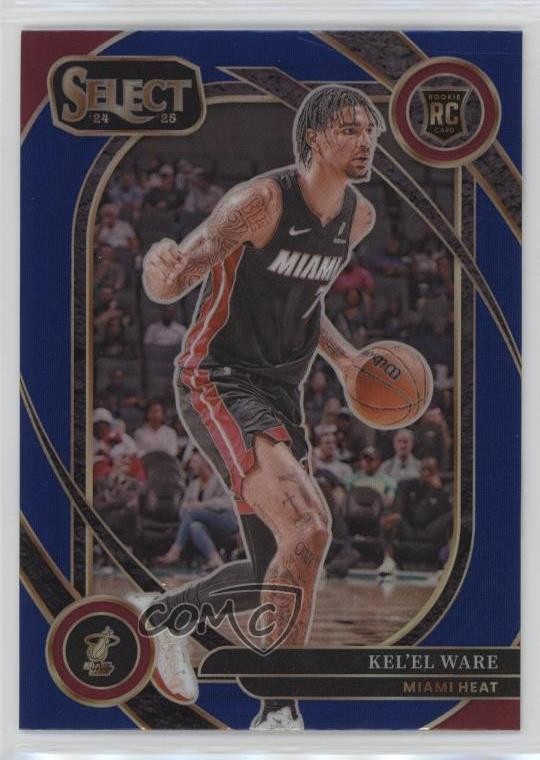 2024-25 Panini Select Courtside Blue Prizm Kel'el Ware #273 Rookie RC 1ha9