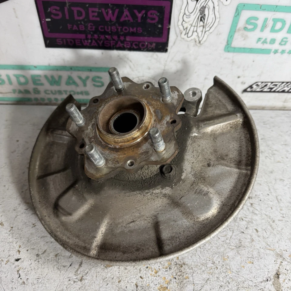 86-91 Mazda RX7 Left Rear Suspension Knuckle & 5 Lug Hub FC Upright Spindle - Image 4 of 4