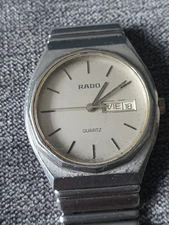 Faulty - Rado Silver Colour Beautoful Shape Quartz Battery Watch Wristwatch