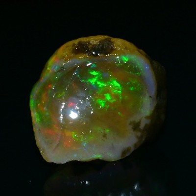 Ethiopian Oil Opal Specimen  44.80  cts Natural Rough Gemstone - Fire Opal Roug