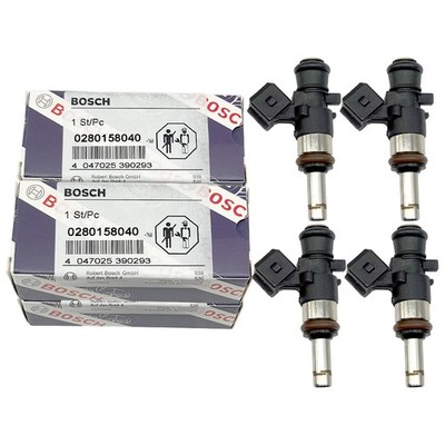 4 x 1300cc 124lb Fuel Injectors fit Bosch Nozzle Valve EV14KT 0280158040 Petrol