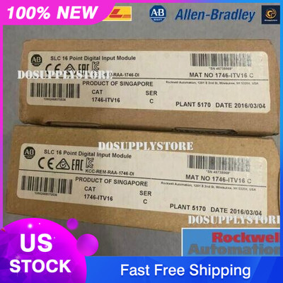 New Factory Sealed AB 1746-ITV16 SER C SLC 16 POINT DIGITAL INPUT MODULE