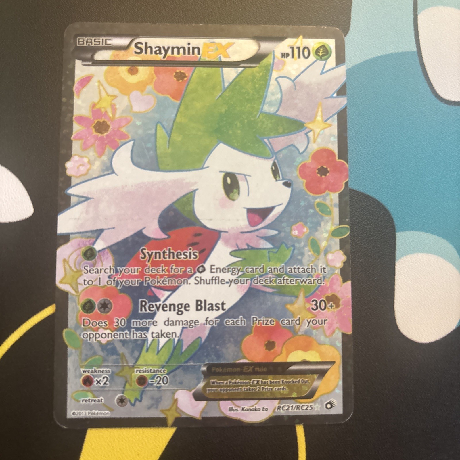 Shaymin EX (Full Art) RC21/RC25 Legendary Treasures: Radiant Collection Holo