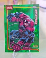 2026 Topps Chrome Marvel Comics Sapphire Green /99 REK-RAP #95