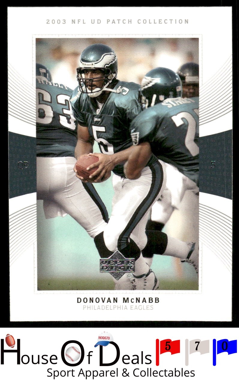 2003 UD Patch Collection #5 Donovan McNabb Philadelphia Eagles Football card