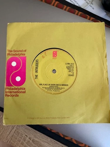 The Intruders - Win, Place or Show (She's a Winner) - 7” Vinyl Single Record