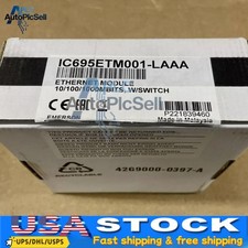 Emerson IC695ETM001-LAAA Ethernet Module for RX3i PLC NEW in Box US Free TAX