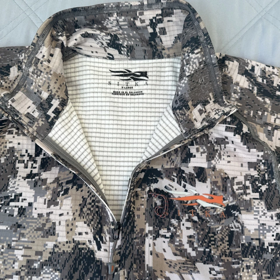 SITKA Gear Men's Core Midweight Zip-t Hunting Shirt X-Large Elevated II - Image 4 of 4