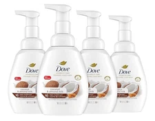 Dove Foaming Hand Wash, Coconut & Almond Milk, Pack of 4, 10.1 Oz