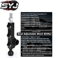 Dual Adjustable Short Shifter For Subaru Impreza Wrx Legacy Outback 2008-2014 Dual Adjustable Short Shifter For Subaru Impreza Wrx Legacy Outback 2008-2014