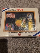 1996 Atlanta Olympics Classic Collector 5 Pin Set Official Licensed