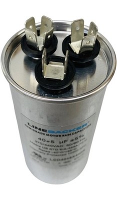 Air Conditioning HVAC Round Dual Motor Run Capacitor 40 + 5 MFD 440 Volt