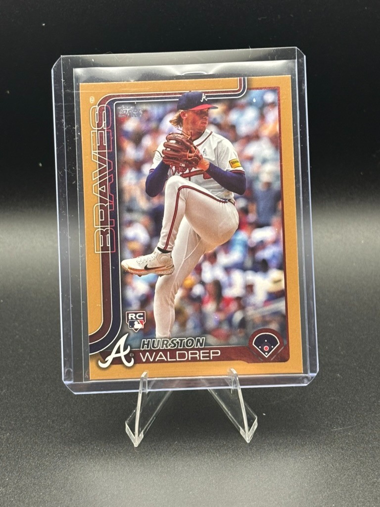 2025 Topps Hurston Waldrep #253 Rookie Gold /2025