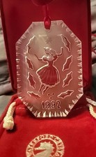 WATERFORD 1992 Nine Ladies Dancing Crystal Ornament Twelve 12 Days Of Christmas