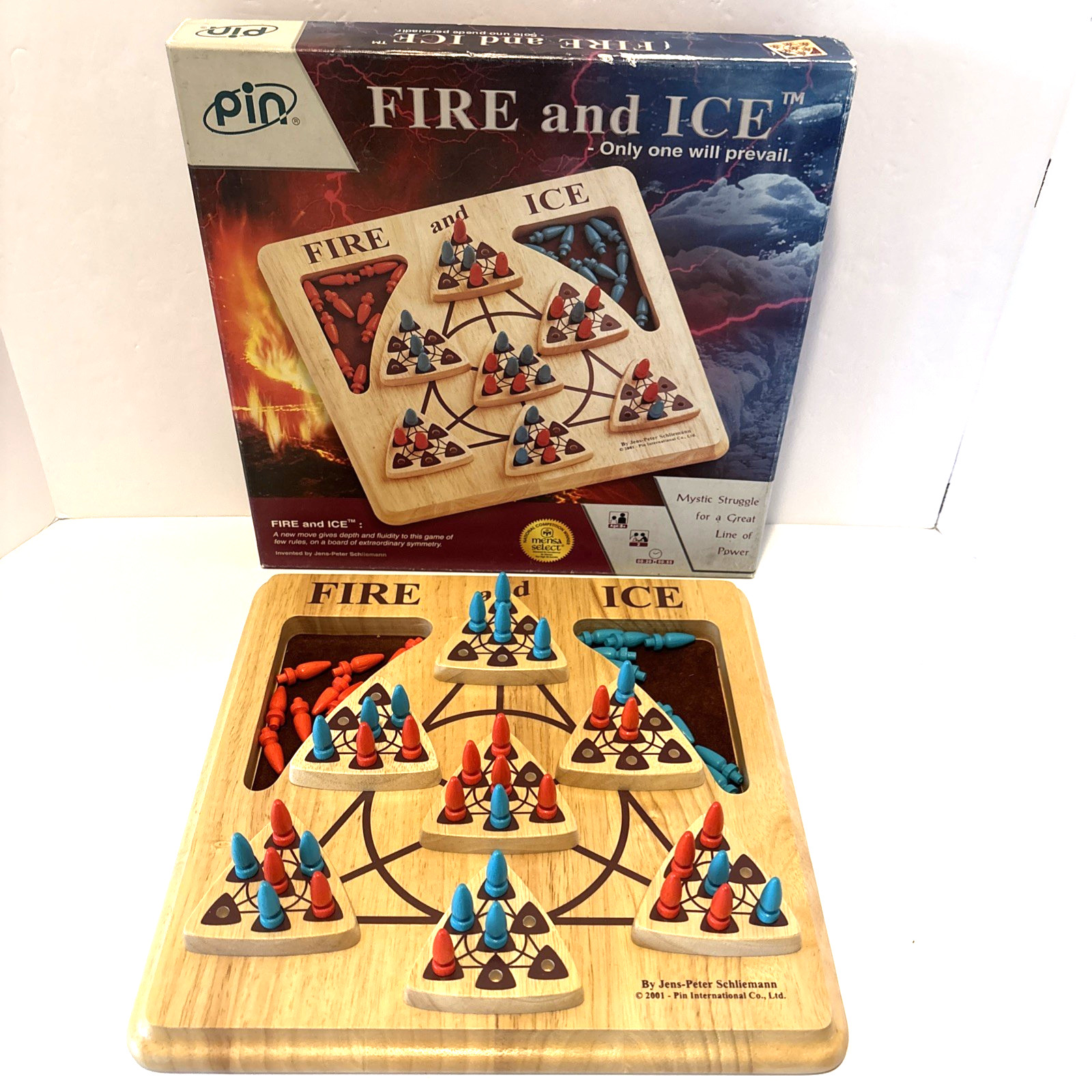 Pin Masterpiece Games 2001 Complete Wooden Mensa Select
