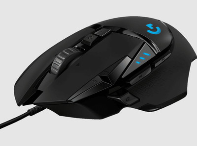 LOGITECH G502 HERO Gaming Maus, Schwarz