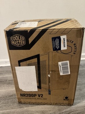 Cooler Master NR200P V2 Mini-ITX PC Case Black PCIe 4.0 Riser Open Box