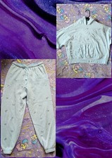 Victoria's Secret PINK Love Pink Women s Ice Blue Set M Hoodie and Joggers