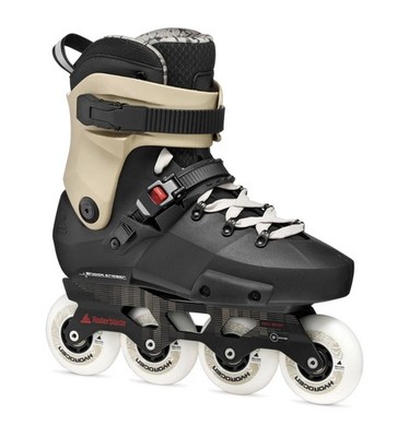 ROLLERBLADE Men's Twister XT Black/Sand/Red Inline Skates (86B0760130NZ01) 9/9.5