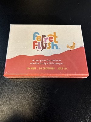 Card Game Ferrett Flush Thoughtful Conversations & Laughing Together Game Sealed