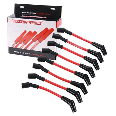JDMSPEED New Heat Spark Plug Ignition Wires Set 10.5mm Replacement for LSx LS1 L