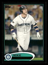Mike Carp Seattle Mariners 2012 Topps Black #606 SN /61