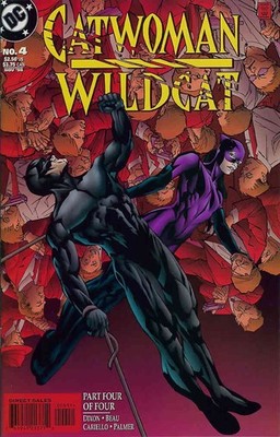 Catwoman/Wildcat #4 FN; DC | Chuck Dixon Last Issue - w/Bag+Board