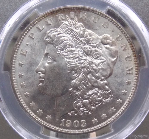 1903 "P" Morgan SILVER Dollar $1 PCGS MS65 #727 GEM BU Uncirculated ECC&C, Inc.