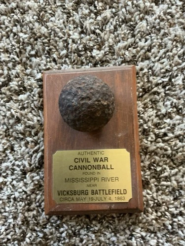 Civil War Cannonball, With Plague
