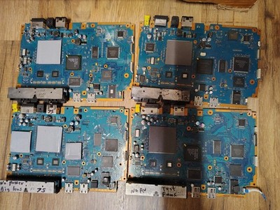 Sony PS2 Slim Motherboard Lot Of 4 Various Models  No AV Power  Part Or Repair 