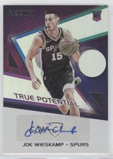 2021-22 Panini Recon True Potential Signatures Joe Wieskamp #TPS-JOE Auto 10fo