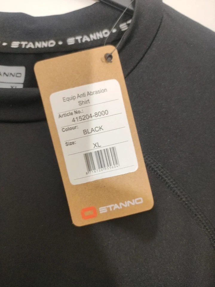 T-shirt manches longues sport Stanno noir XL anti-abrasion - Photo 2/4
