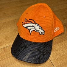 New Era YOUTH TODDLER Denver Broncos Big Logo Mesh Flex Stretch Fitted Hat Child