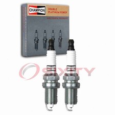 2 Pc Champion Double Platinum 7318 Spark Plugs For Zfr6k11 Sk20r11 Rc12pmpb4 Ib