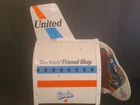 Vintage Barbie Friend Ship Airplane Case 1970s Mattel #8639 United Airlines