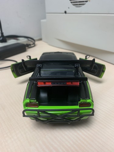 JADA FAST AND FURIOUS LETTY'S DODGE CHALLENGER SRT8 GREEN 1:24 NO BOX!! - Picture 4 of 7