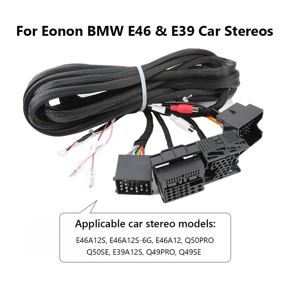 A0590 5.5M BMW E46 Extended Wiring Harness 17Pin 40Pin for Eonon