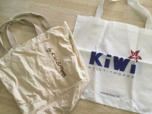 KIWI SAINT-TROPEZ: VERY NICE BEIGE BEACH BAG - Picture 1 of 1