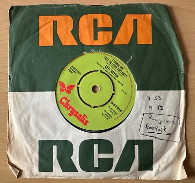 Leo Sayer | I Think We Fell In Love Too Fast |  7'' 45 rpm Vinyl Record 1976