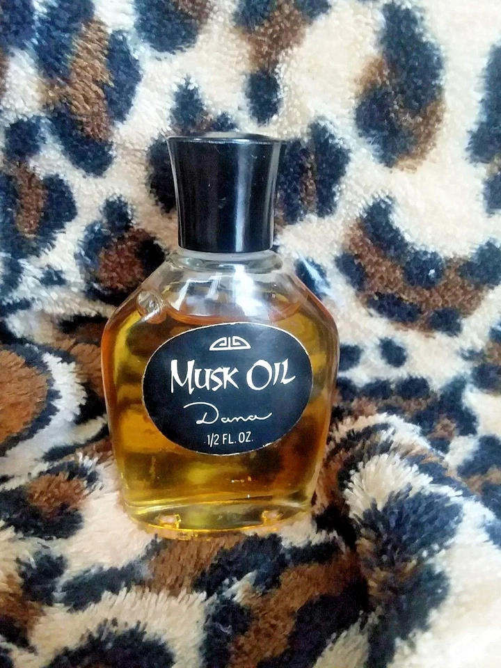 Винтажные женские духи Dana Musk Oil 0,5 унции С НАТУРАЛЬНЫМ МУСКУСНЫМ МАСЛОМ - Изображение 2 из 4