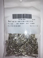 Molex 02-08-2004  connector pins          Male .084"  20-14 awg   100 pcs.