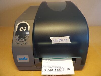 CAB E4/200 5410006 Thermal Desktop Label Printer - 1094 M - INCL USB CABLE & PSU